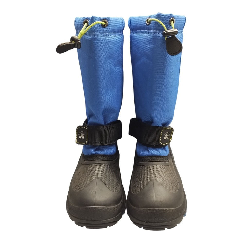 Kamik Rocket Cold Weather Boots Boys Size 6 Multi Waterproof Hook & Loop Strap